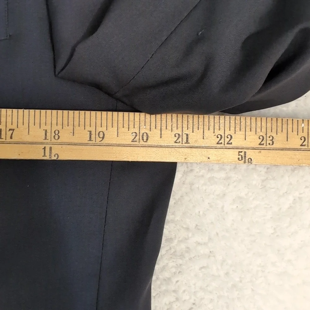 John Varvatos USA‎ Sport Coat Mens 40 Black 2 Button Cotton Modern Blazer